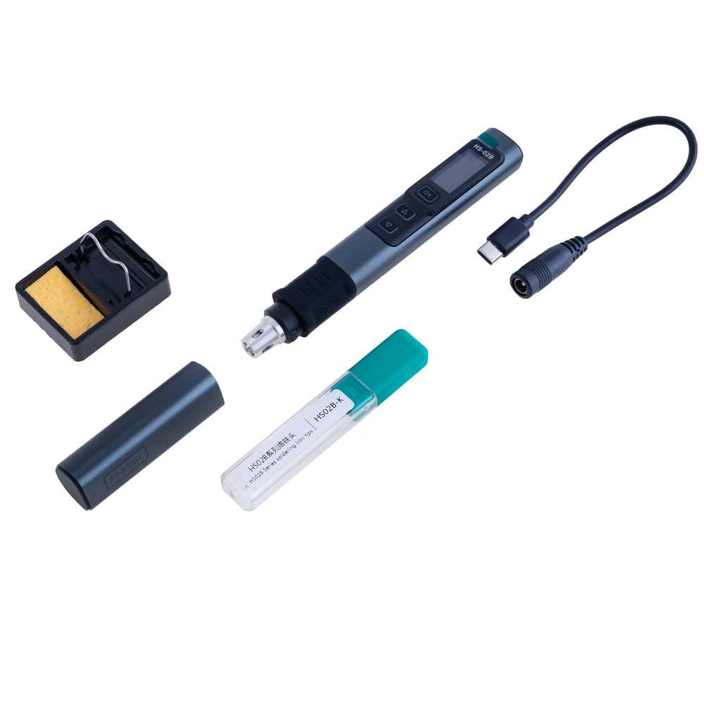 HS-02B Black (без PD-адаптера, без жал) FNIRSI HS-02B Black (без PD-адаптера, без жал) FNIRSI