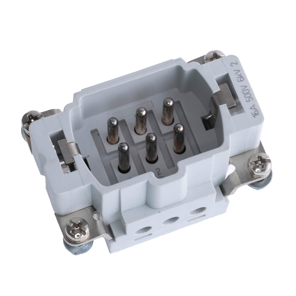 HTS-1-1103634-1 Steckverbindung: HTS; "Männchen"; HTS HE; PIN:6; 6+PE; Größe 3; 16А; 400V; А:21mm HTS-1-1103634-1 Steckverbindung: HTS; "Männchen"; HTS HE; PIN:6; 6+PE; Größe 3; 16А; 400V; А:21mm