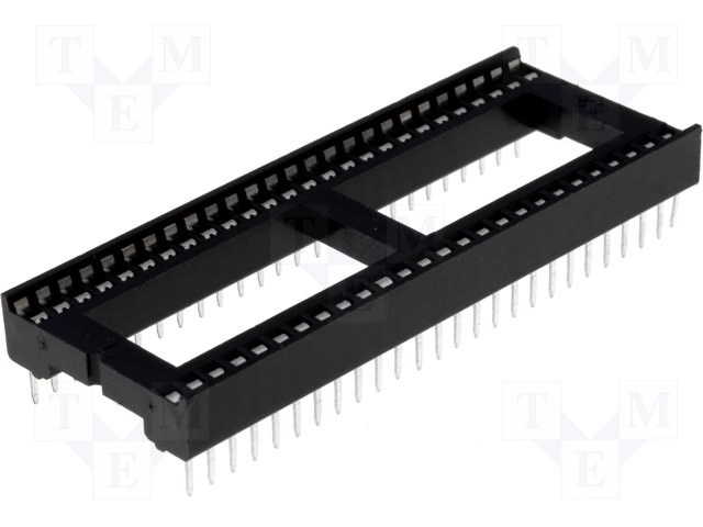 ICVT-52P-S IC-Fassung DIL 52Pin eng 15,24mm RM1,778mm ICVT-52P-S IC-Fassung DIL 52Pin eng 15,24mm RM1,778mm