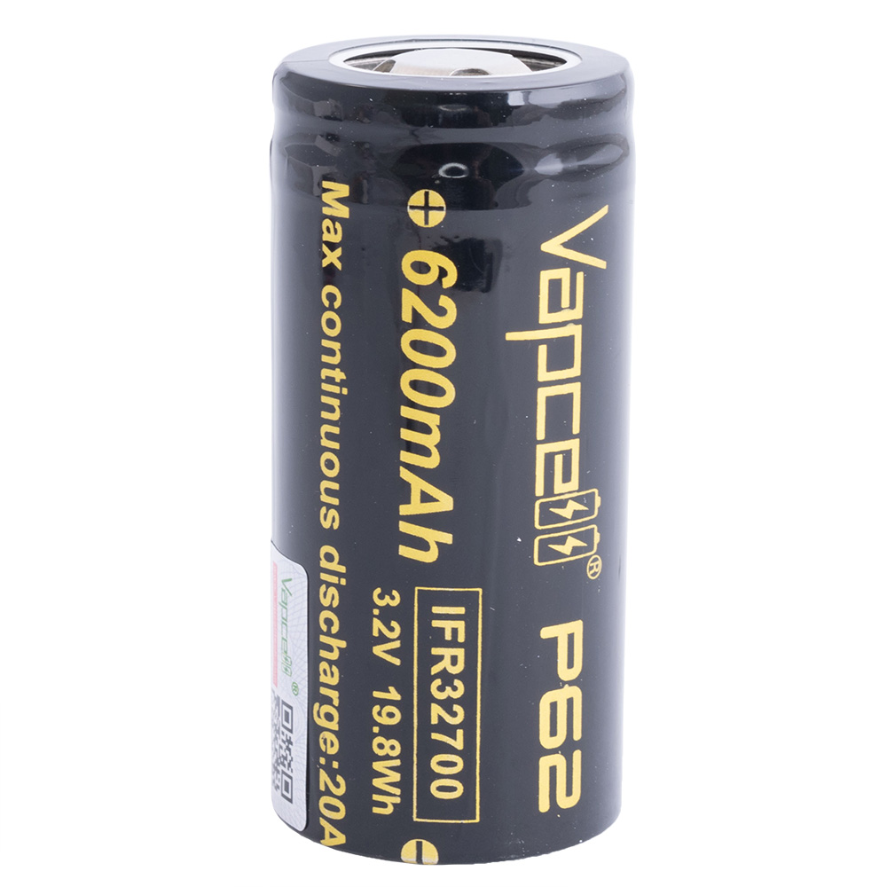 IFR32700 (P62, LiFePO4, 6200mAh 3.2V, Vapcell)