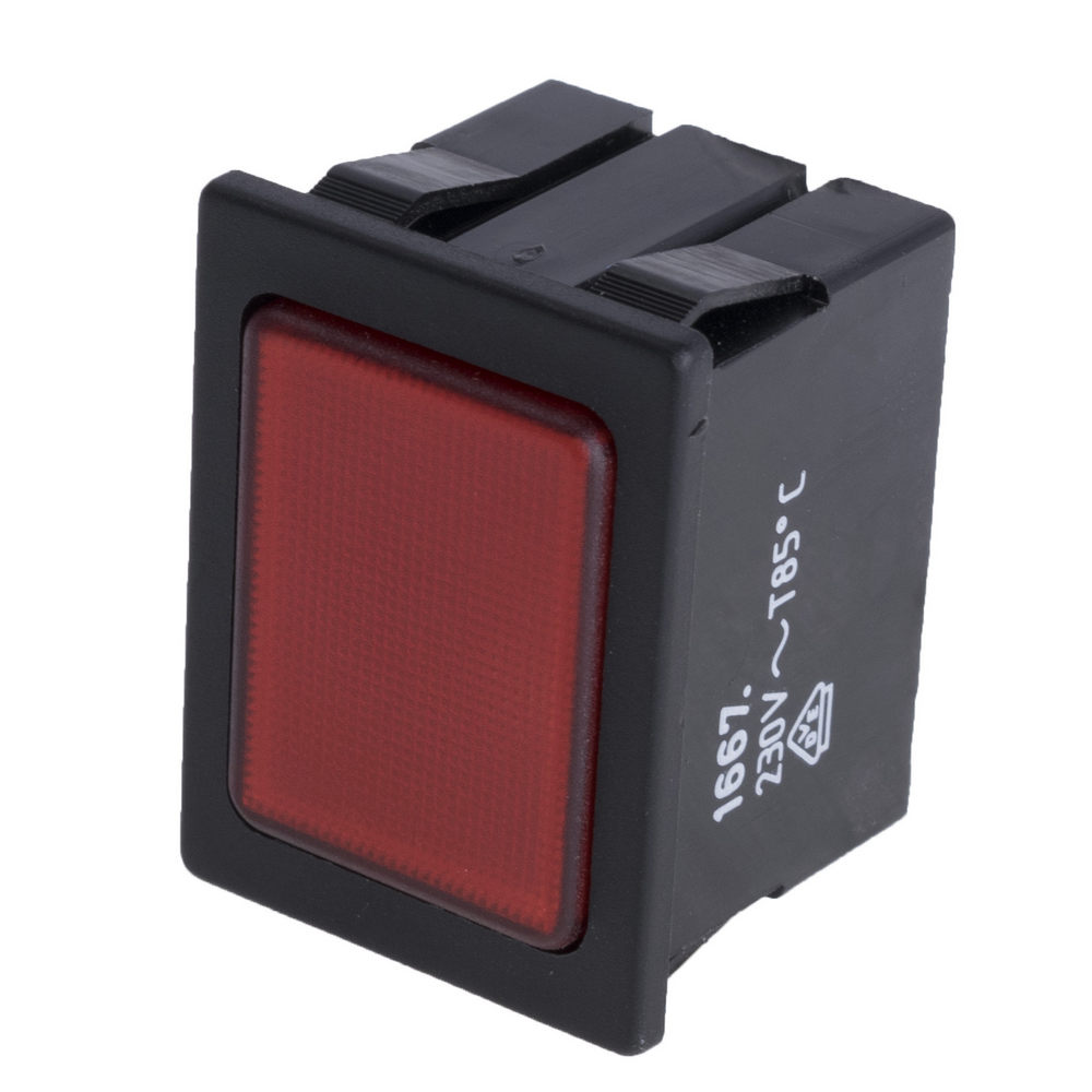 Indikator Lampe (Neon) 230V, Befestigung -  Klemme 6,3mm