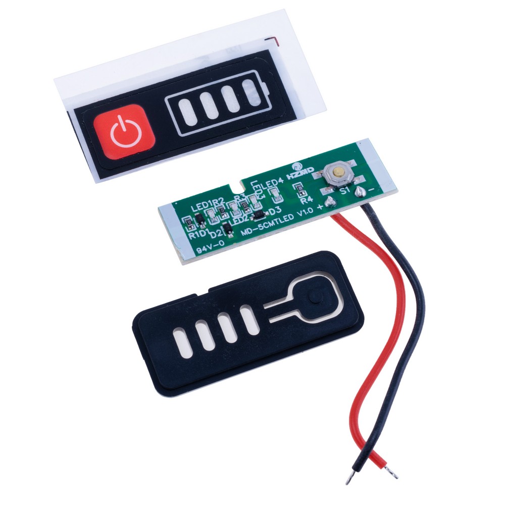 Індикатор заряду літієвої батареї 5S синій