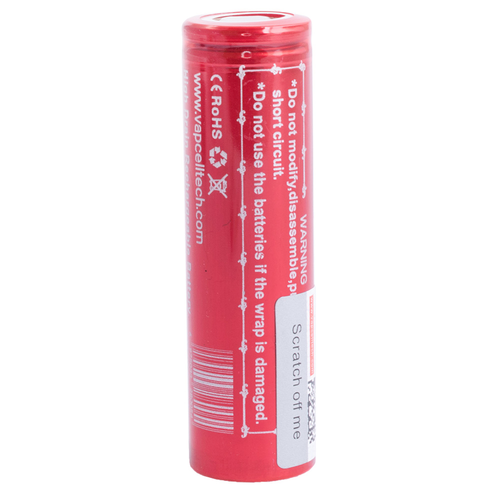 INR18650 (K25, LiIon, 2500mAh 3.7V, Vapcell)