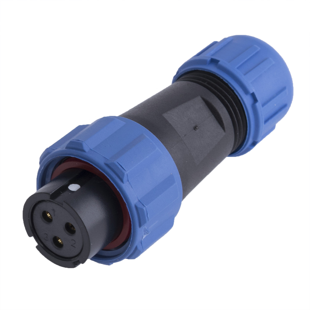 Разъем герметичный IP68. SP13 Вилка- 3pin (L-KLS15-W13B1-03) Разъем герметичный IP68. SP13 Вилка- 3pin (L-KLS15-W13B1-03)