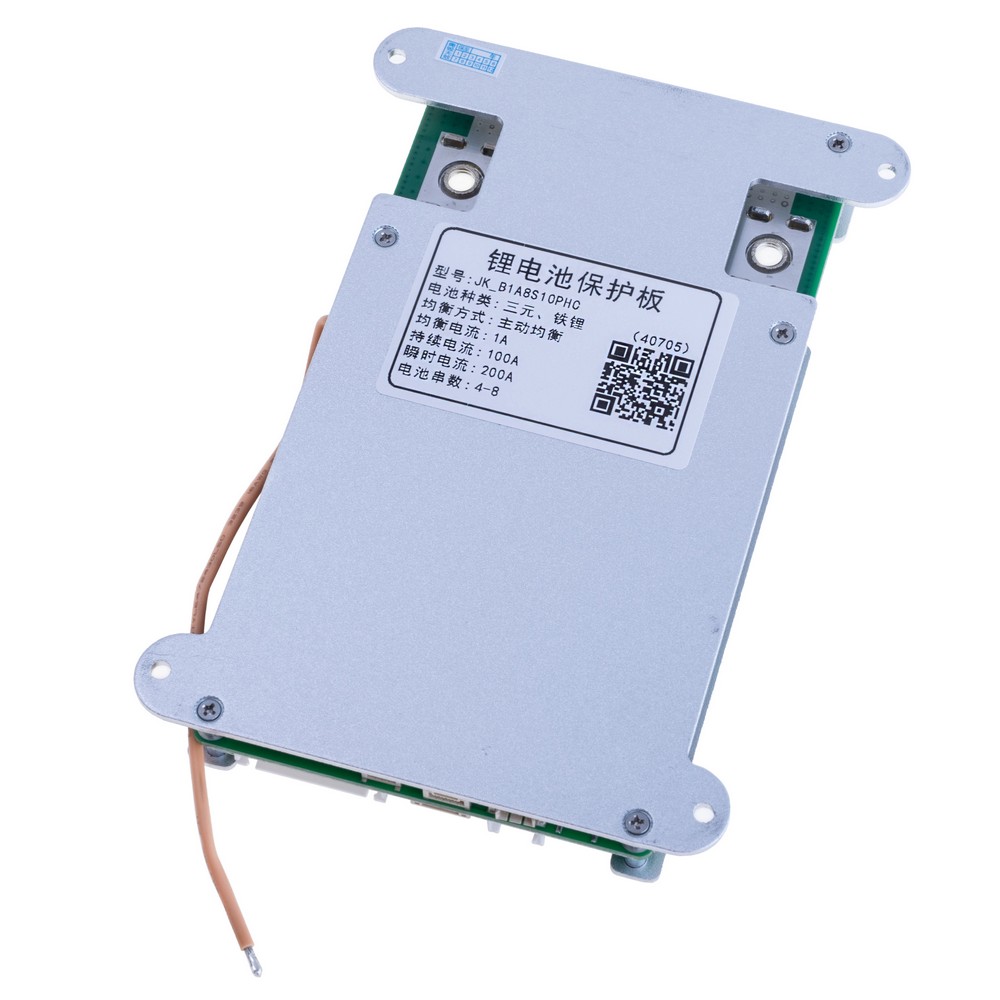 BMS JK-B1A8S10P-Heat-CAN (Li-Ion/LiFePo4/LTO 3S-8S; Balancer 1A; Charge/Discharge: 100A; BT/RS485)