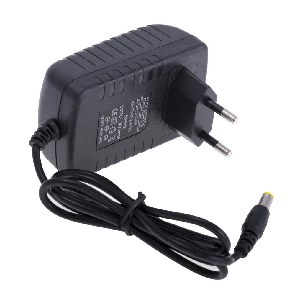 JX-2410 24VDC/1A (Netzteil mit integriertem Netzstecker) JX-2410 24VDC/1A (Netzteil mit integriertem Netzstecker)