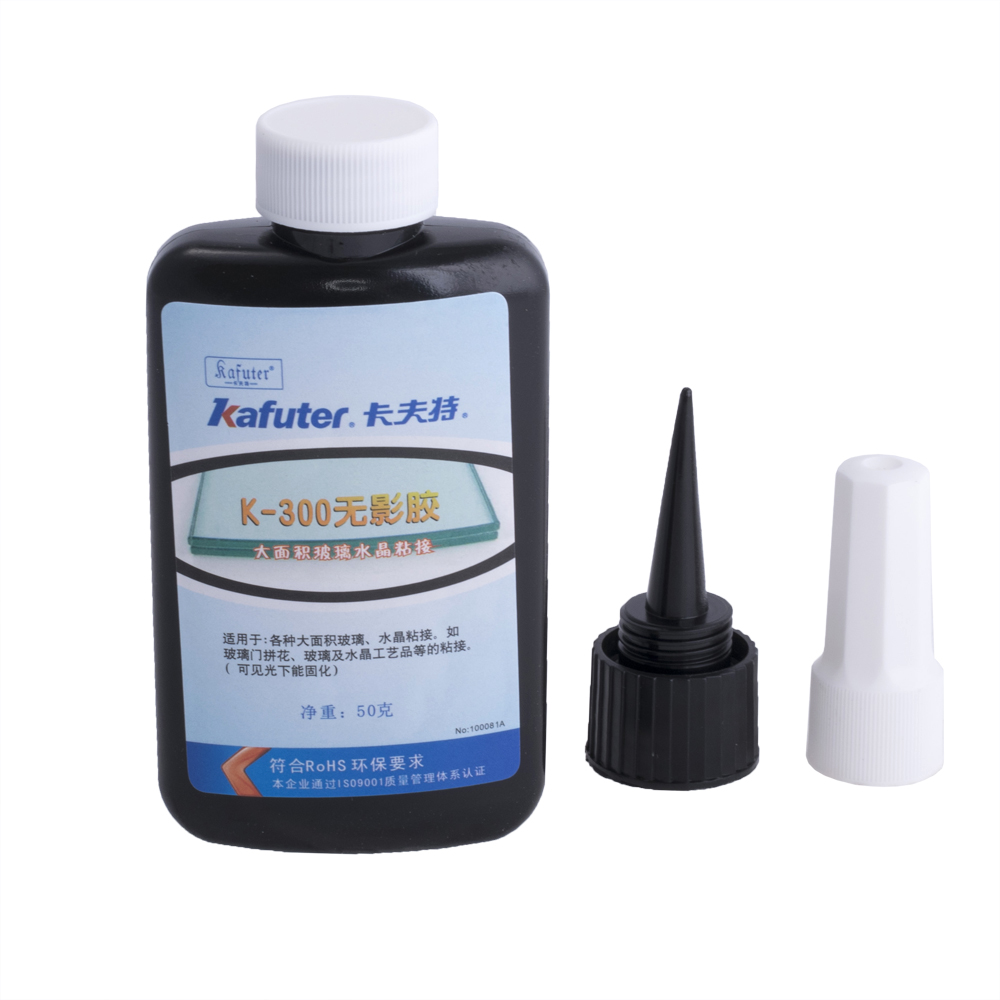 Клей УФ для стекла и кристаллов K-300 UV Curing Adhesive [50 мл] (Kafuter)