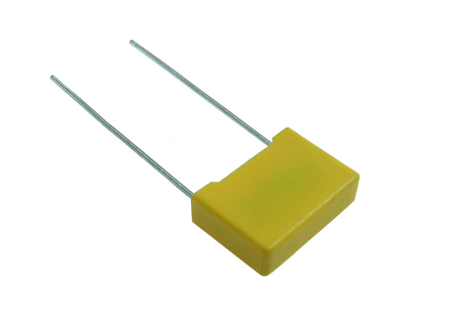 MKT 1nF 630VDC J(+/-5%), P=10mm, 7,2x6,5x2,5mm (JDF02J102J100000B-JB) (конденсатор пленочный)