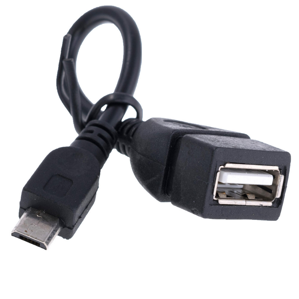 Kabel OTG USB 2.0 AF – Micro USB Typ B 0.1 m