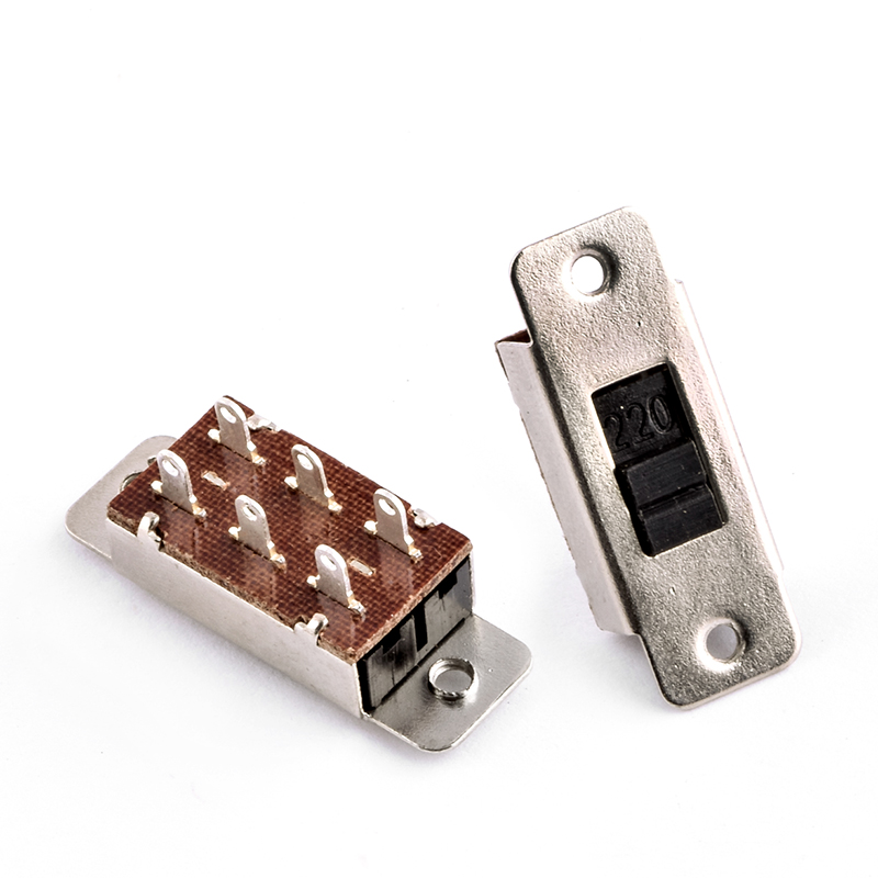 Переключатель движковый KBB70(P)-2P2W Переключатель движковый KBB70(P)-2P2W