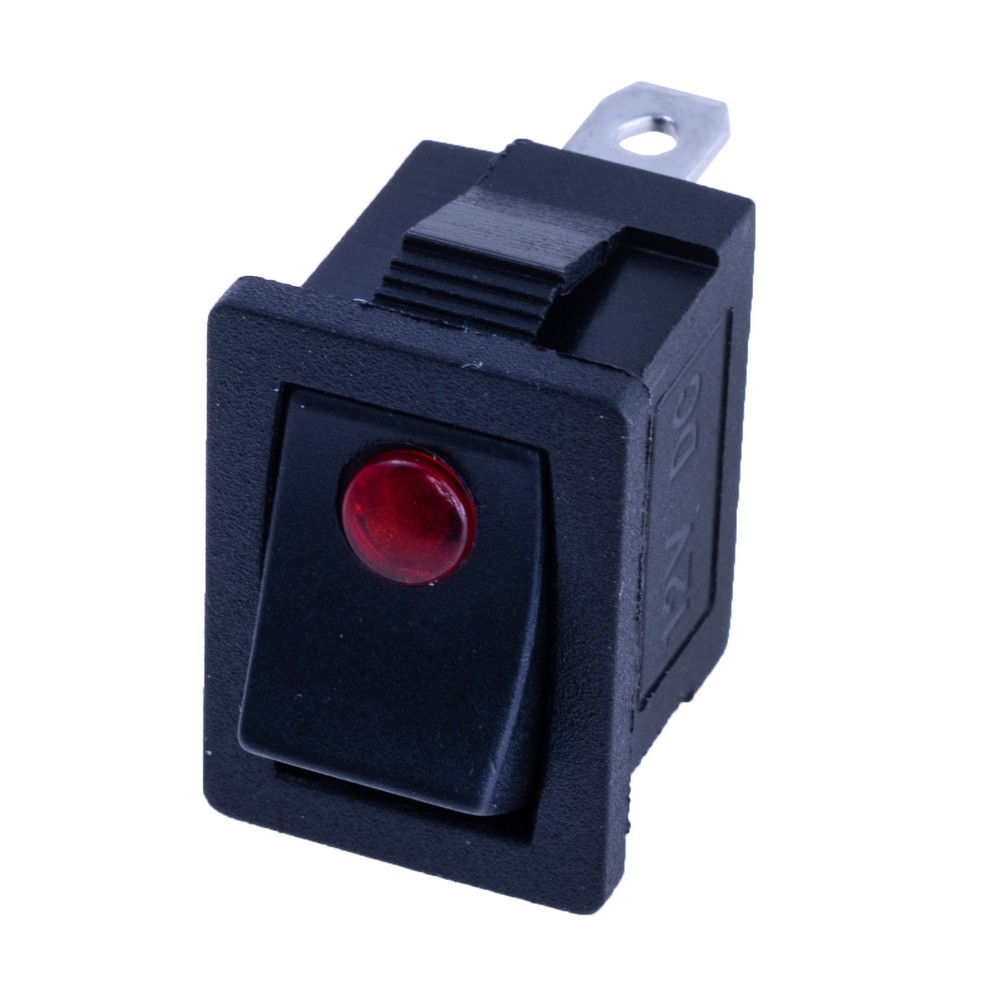 Перемикач KCD1-2-101EN Red Dot illuminated