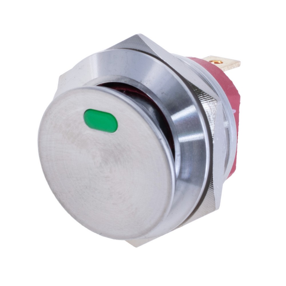 Перемикач, KCD2-201NM 12V green Led Перемикач, KCD2-201NM 12V green Led