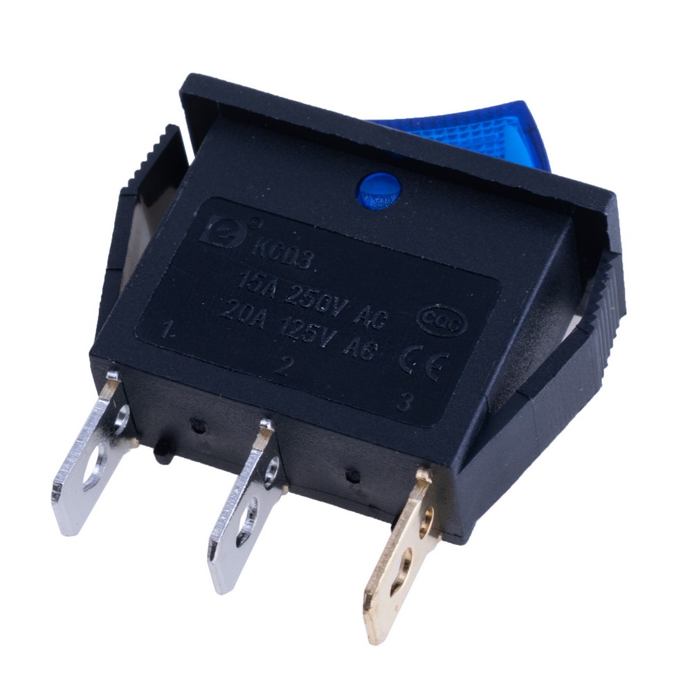 Перемикач KCD3-101N blue