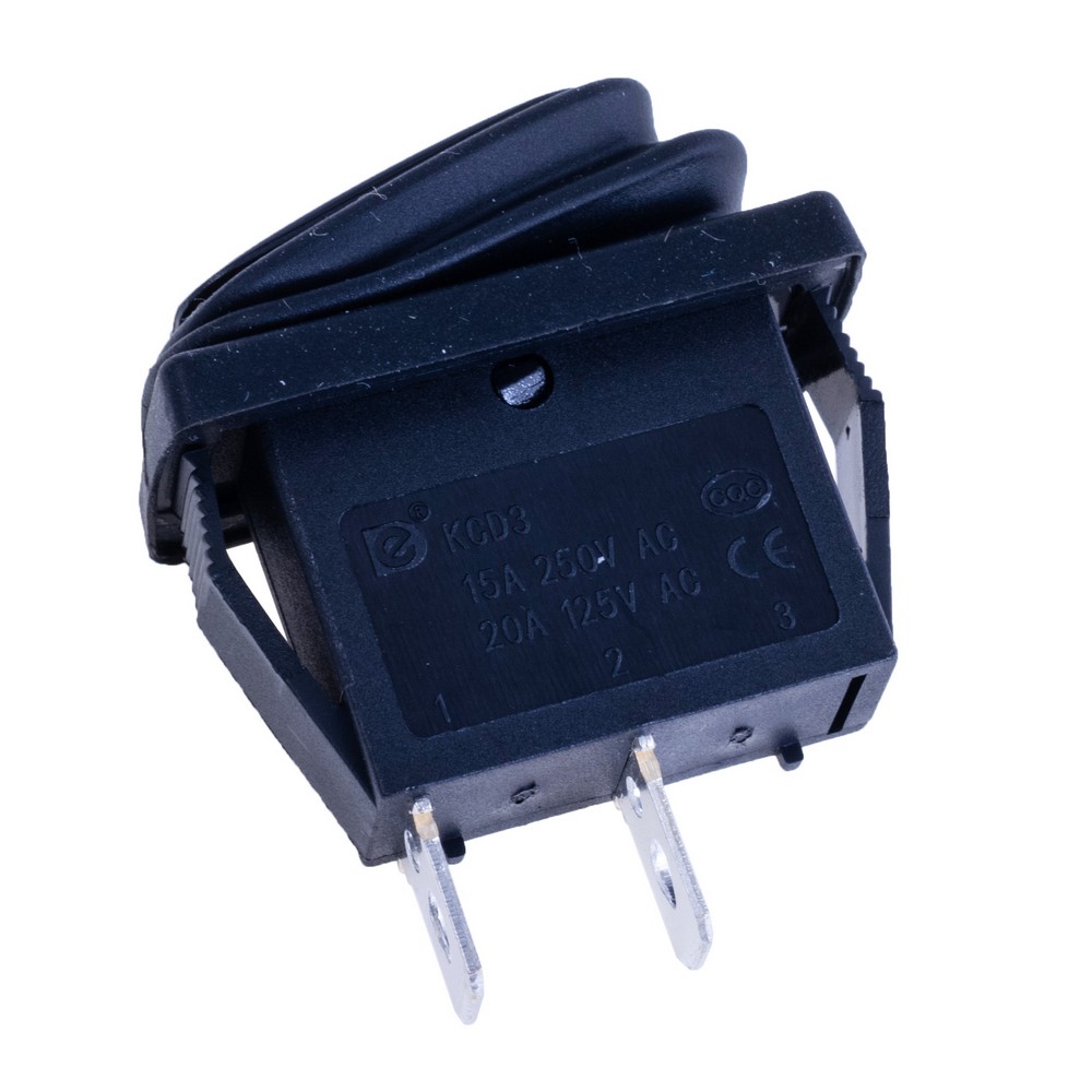 Перемикач KCD3-101W black