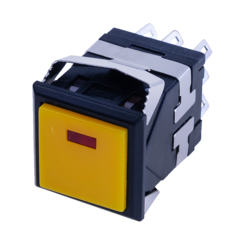Кнопка KD2-21 Yellow Button with Lamp