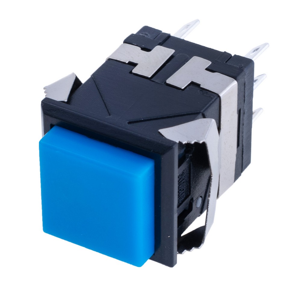 Кнопка без фіксації, KD2-24 Blue Button