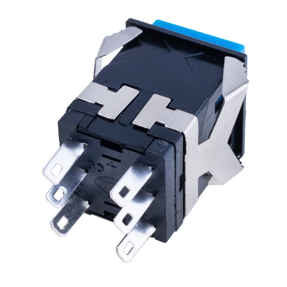 Кнопка без фіксації, KD2-24 Blue Button