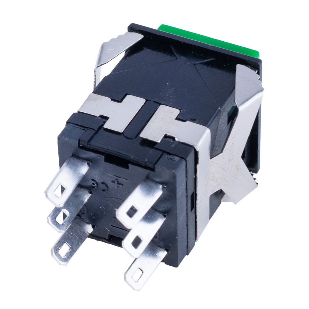 Кнопка без фіксації, KD2-24 Green Button Кнопка без фіксації, KD2-24 Green Button