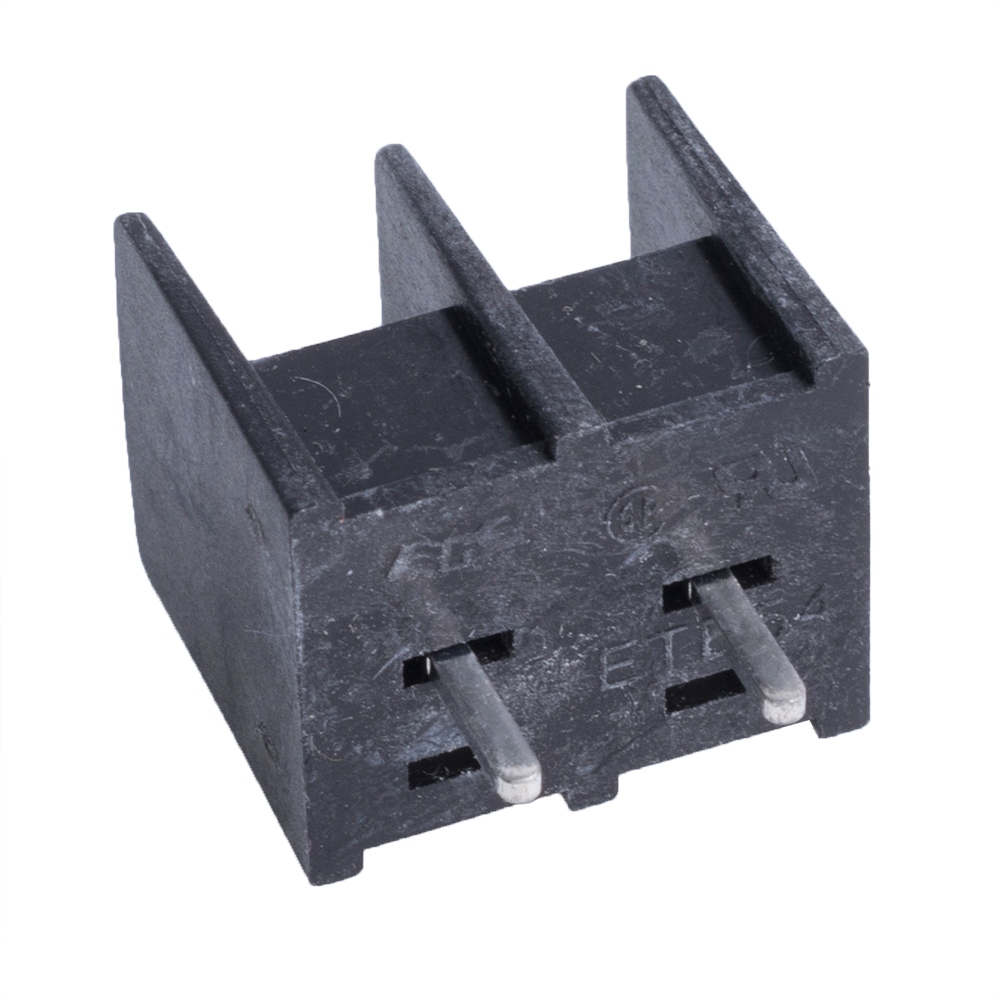 Клеммник винтовой 7,62мм, 2 контакта