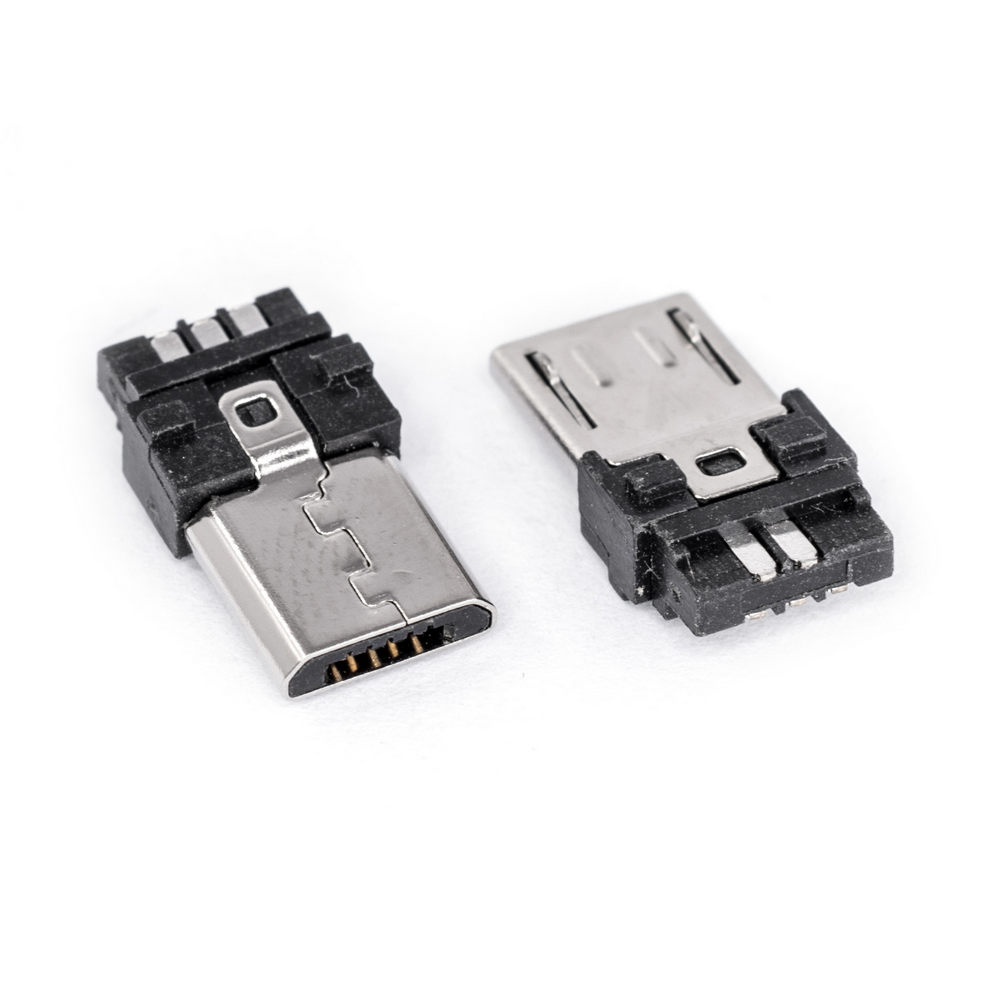 Micro USB тип B вилка, 5-контактів, SMD-монтаж (KLS1-235-0 - KLS)