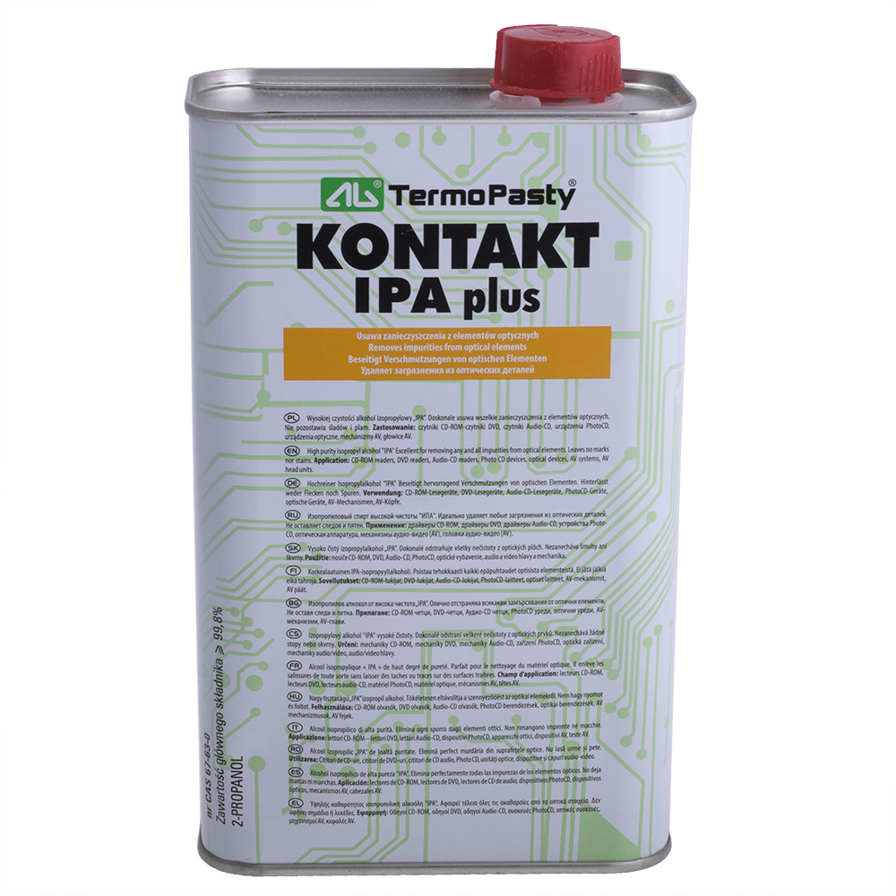 Kontakt IPA Plus Flasche 1L Isopropanol Entfetter Elektronik Reiniger AGT-003