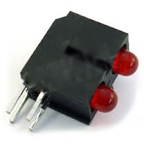 LED Block rechteckig rot 625nm, 60° (L-934CA/2ID-90 Kingbright)