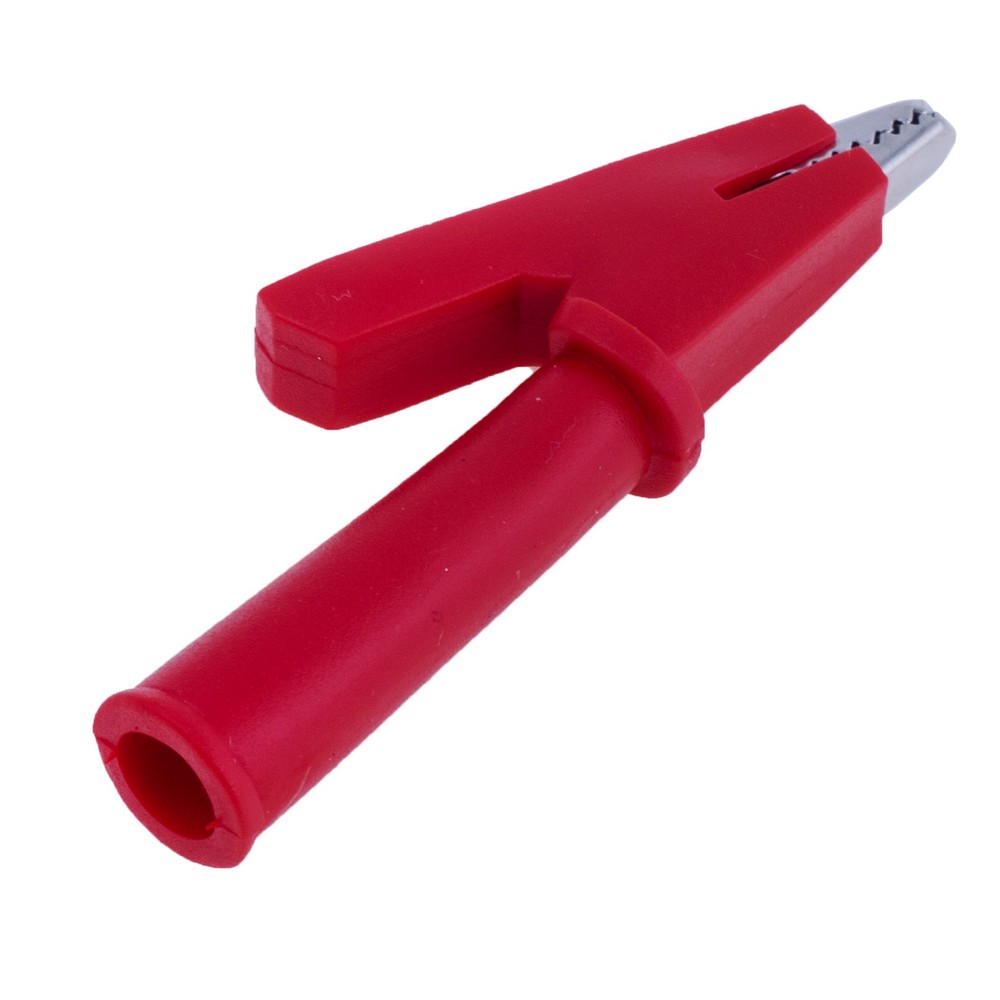 Крокодил червоний 10A, L=32/50mm, WD1096 Red