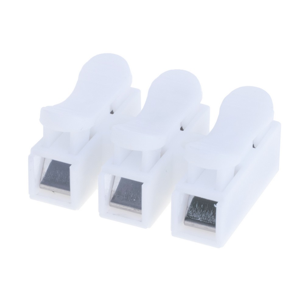 Клема самозатискна 3 контакти 10А CH-3