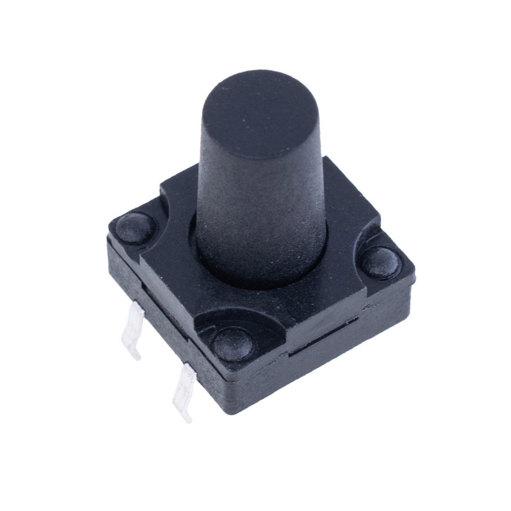 Кнопка тактова 12x12, H15mm, IP67, WS-012-15 Кнопка тактова 12x12, H15mm, IP67, WS-012-15
