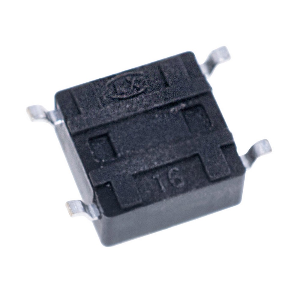 Кнопка тактова SMD 6x6, H4,3mm, KFC-A06A-4.3