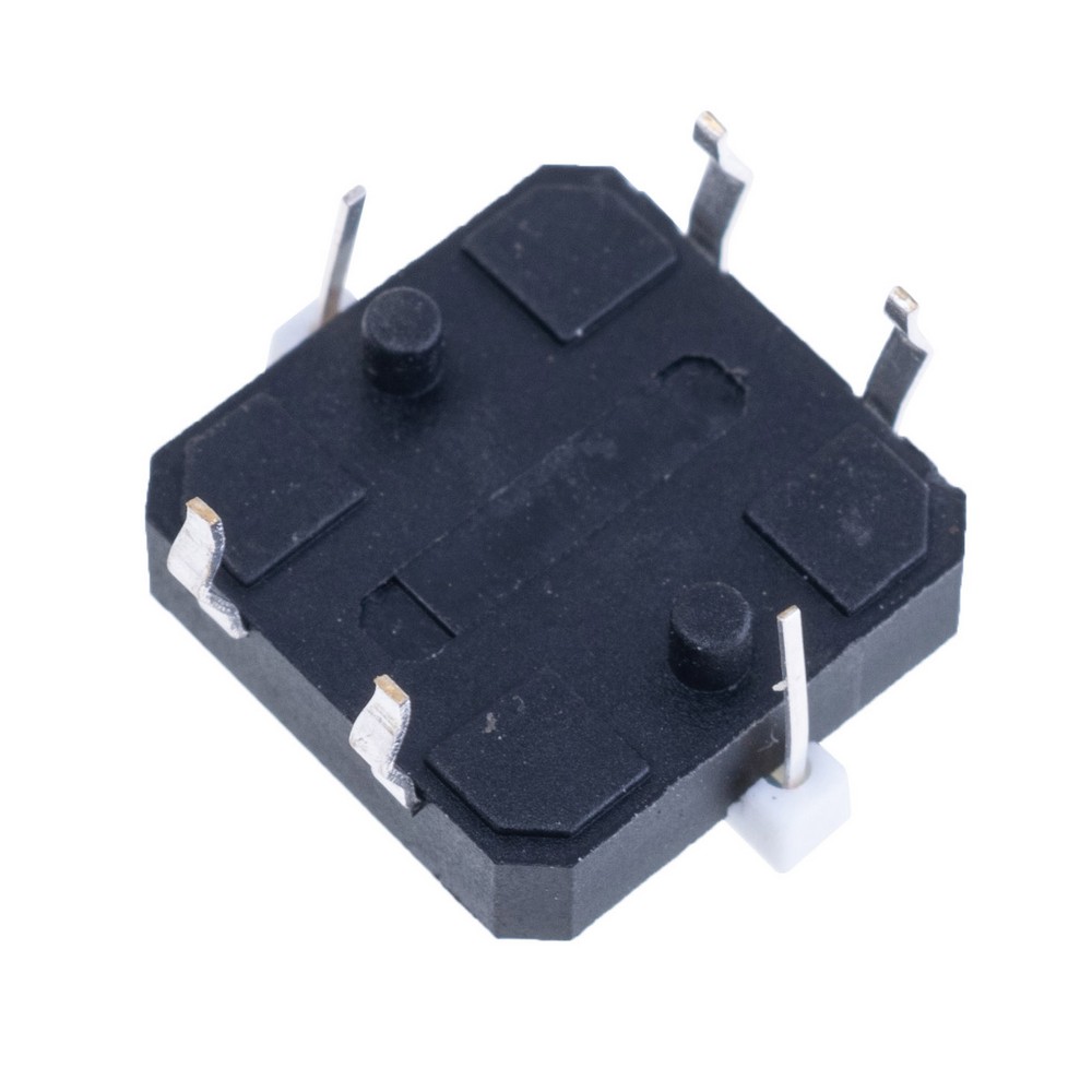 Кнопка тактова із жовтим підсвічуванням 12x12, H7,2mm, TSL-012