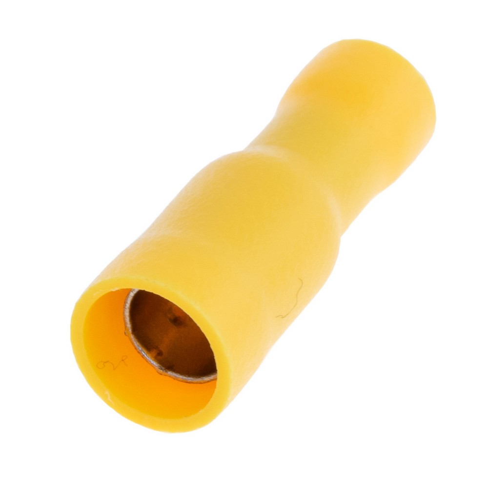 Klemme gelb Ø5 мм. Buchse "Buchse" isoliert für Draht 4…6 mm², FRD5.5-195