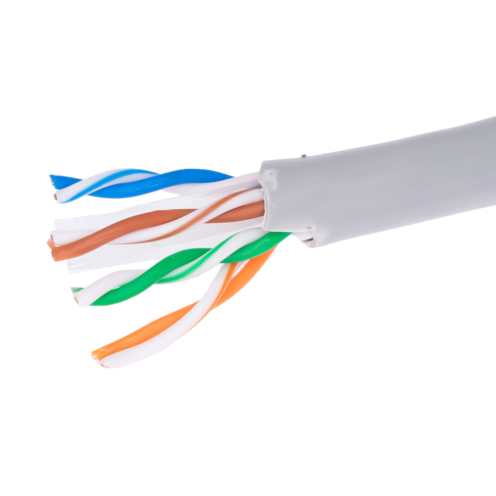 Кабель CAT6-UTP-23AWG серый