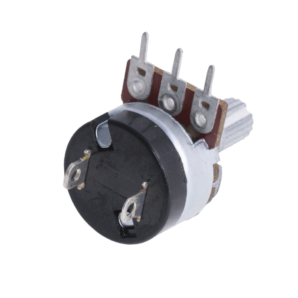 R16 10 kOhm линейный моно, с выключателем, без гаек (L-KLS4-WH148-K2-2-18T-B103-L15) R16 10 kOhm линейный моно, с выключателем, без гаек (L-KLS4-WH148-K2-2-18T-B103-L15)