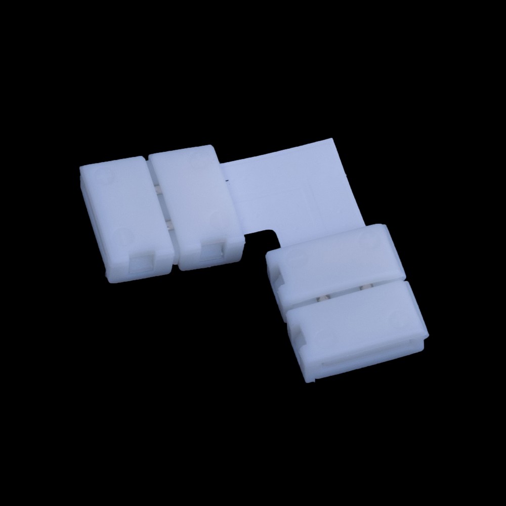 З'єднувач кутовий "L" 10mm LED 3528/5050, 2 контакта.