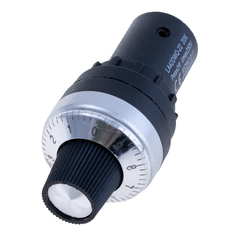 Потенціометр лінійний з регулювальною шкалою LA42DWQ-20K-2W