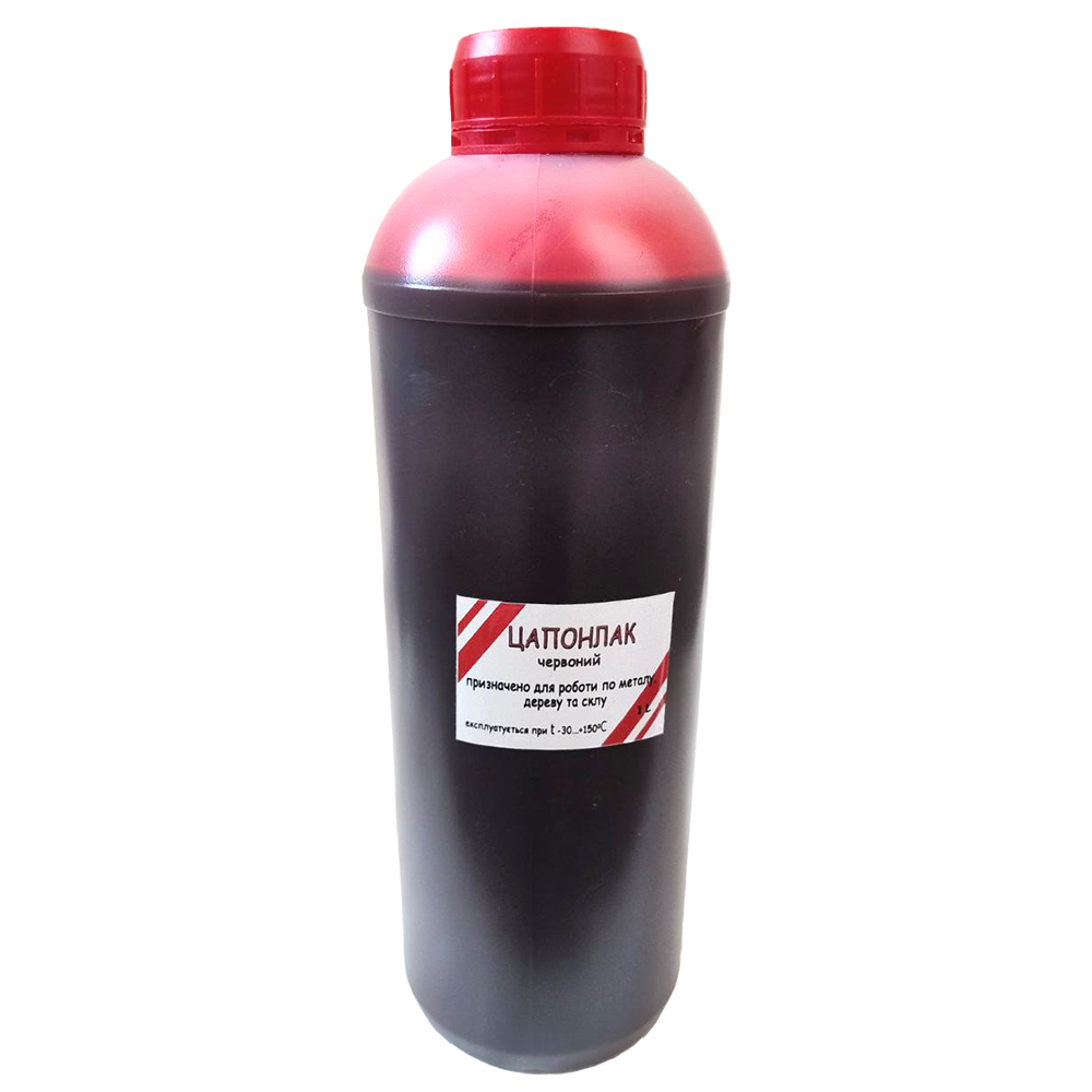 Лак ЦАПОН 1 л (червоний)