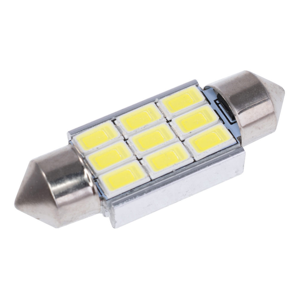 Lampe Automotive LED-L2205 für Sockel SV8.5 C5W. FESTOON [white] 36mm BL2 - 9 LED