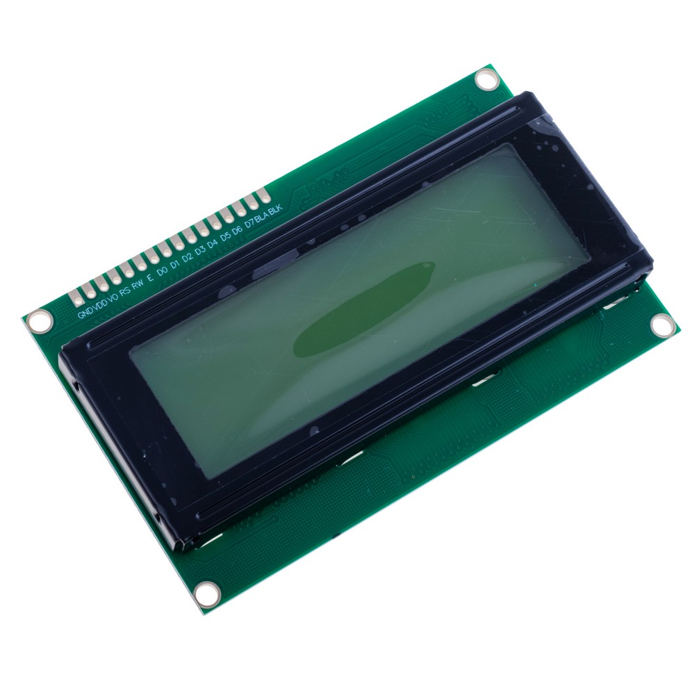 LCD2004 с жёлто/зеленой подсветкой