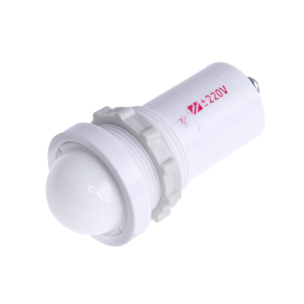 Индикаторная LED лампа AC 220V холодный белый СКЛ-14Г-Б-2-220 Индикаторная LED лампа AC 220V холодный белый СКЛ-14Г-Б-2-220