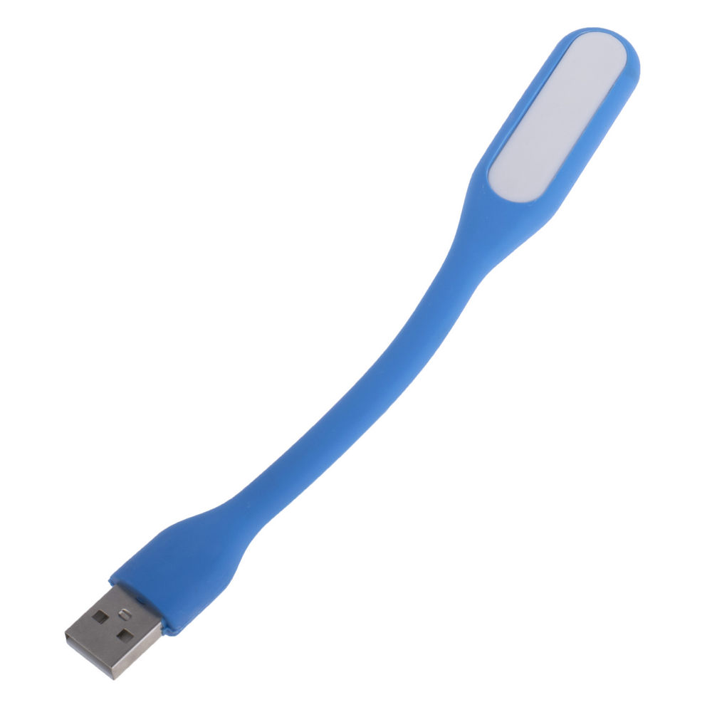 Фонарик гибкий LED USB, 1.2W, 4500 К, Blue