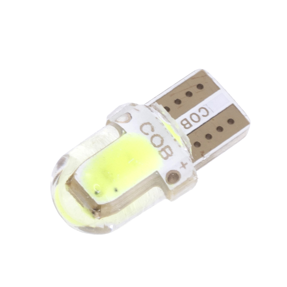Лампа автомобильная LED W5W/194/T10 COB 8smd [зеленая]
