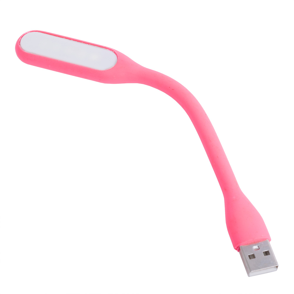 Фонарик гибкий LED USB, 1.2W, 4500 К, Pink