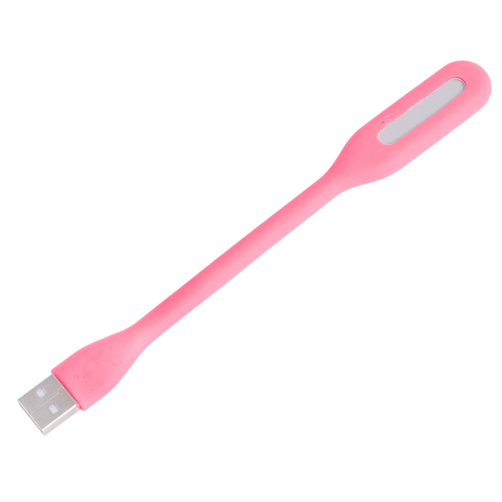 Фонарик гибкий LED USB, 1.2W, 4500 К, Pink