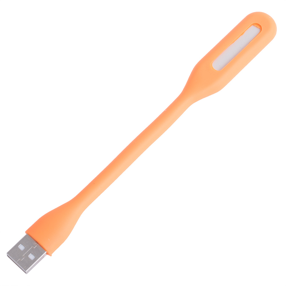 Фонарик гибкий LED USB, 1.2W, 4500 К, Orange