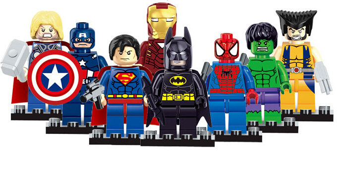 Lego Rächer-Männer