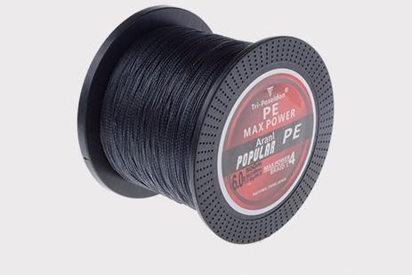 Geflochtene Angelleine schwarz 6mm 500Meter Geflochtene Angelleine schwarz 6mm 500Meter