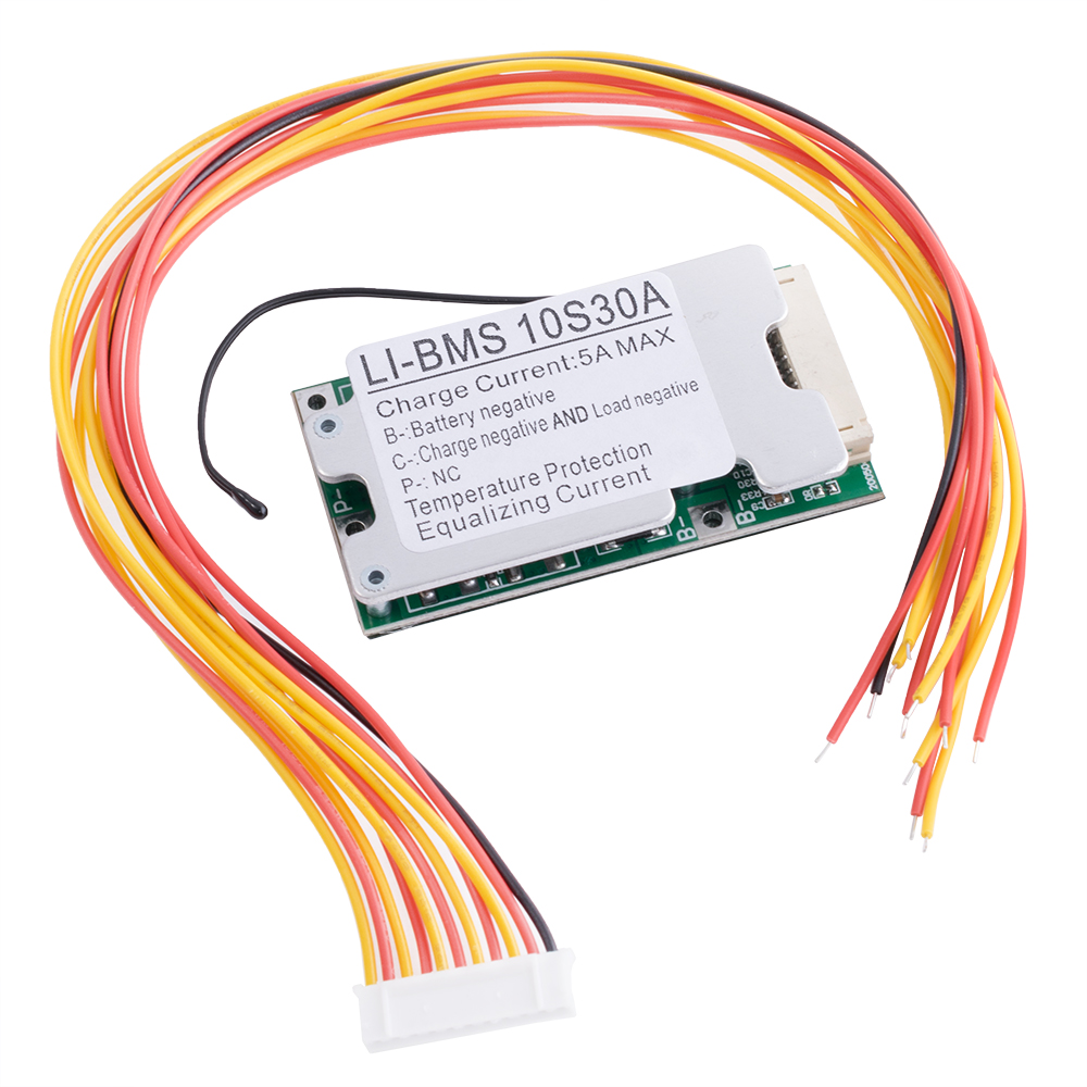 Плата защиты Li-BMS 10S30A для 10-ти аккумуляторов LI-ION, 36V 30А Плата защиты Li-BMS 10S30A для 10-ти аккумуляторов LI-ION, 36V 30А