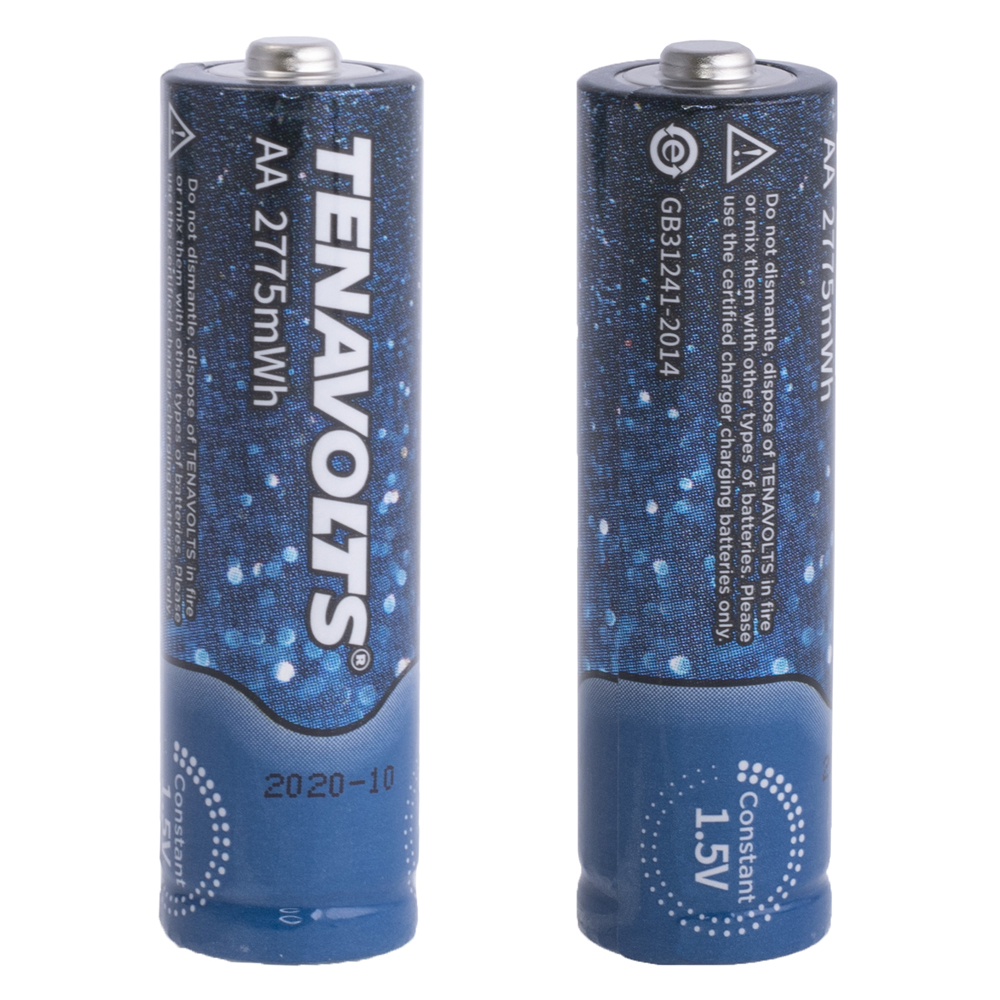 Аккумулятор Li-Ion AA 1.5V, 1850mAh, TENAVOLTS Аккумулятор Li-Ion AA 1.5V, 1850mAh, TENAVOLTS
