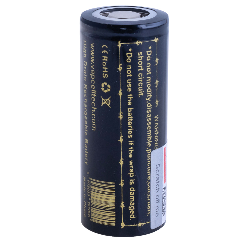 INR26650 (K52, LiIon, 5200mAh 3.7V, Vapcell)